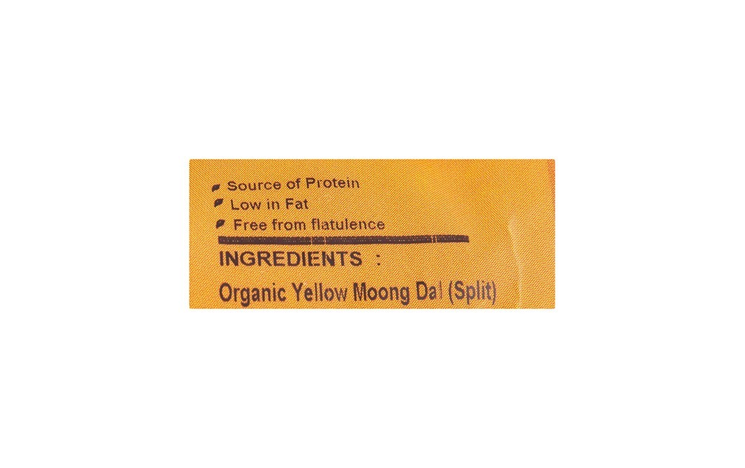 Truefarm Organic Yellow Moong Dal    Pack  500 grams